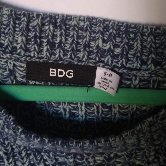 Urban Outfitters BDG Marled Blue Knit Sweater sz S - Picture 3 of 5